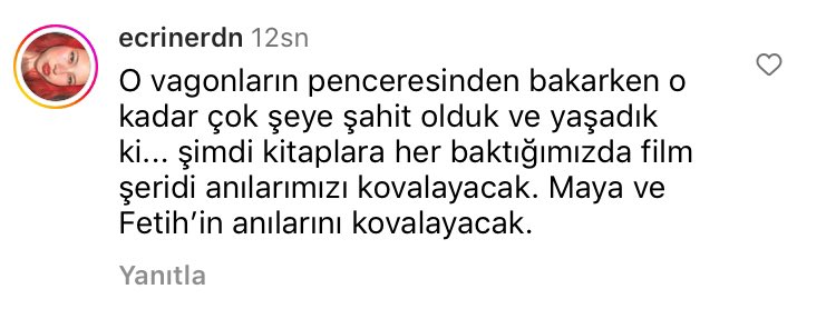 Kitapların kapağı sadece vagon penceresinden ibaret değil. #geceninhikayesi