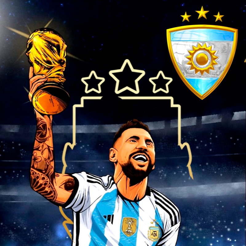 Scalonismo_22's tweet photo. ¿Sos fanático de la Albiceleste? Demostralo, somos https://t.co/678vfZbTp0 

🏆Campeones del mundo 1978, 1986 y 2022  #SelecciónMayor ⭐⭐⭐ #LaSeleccionArgentina seguinos en @LaSeleccion_AR