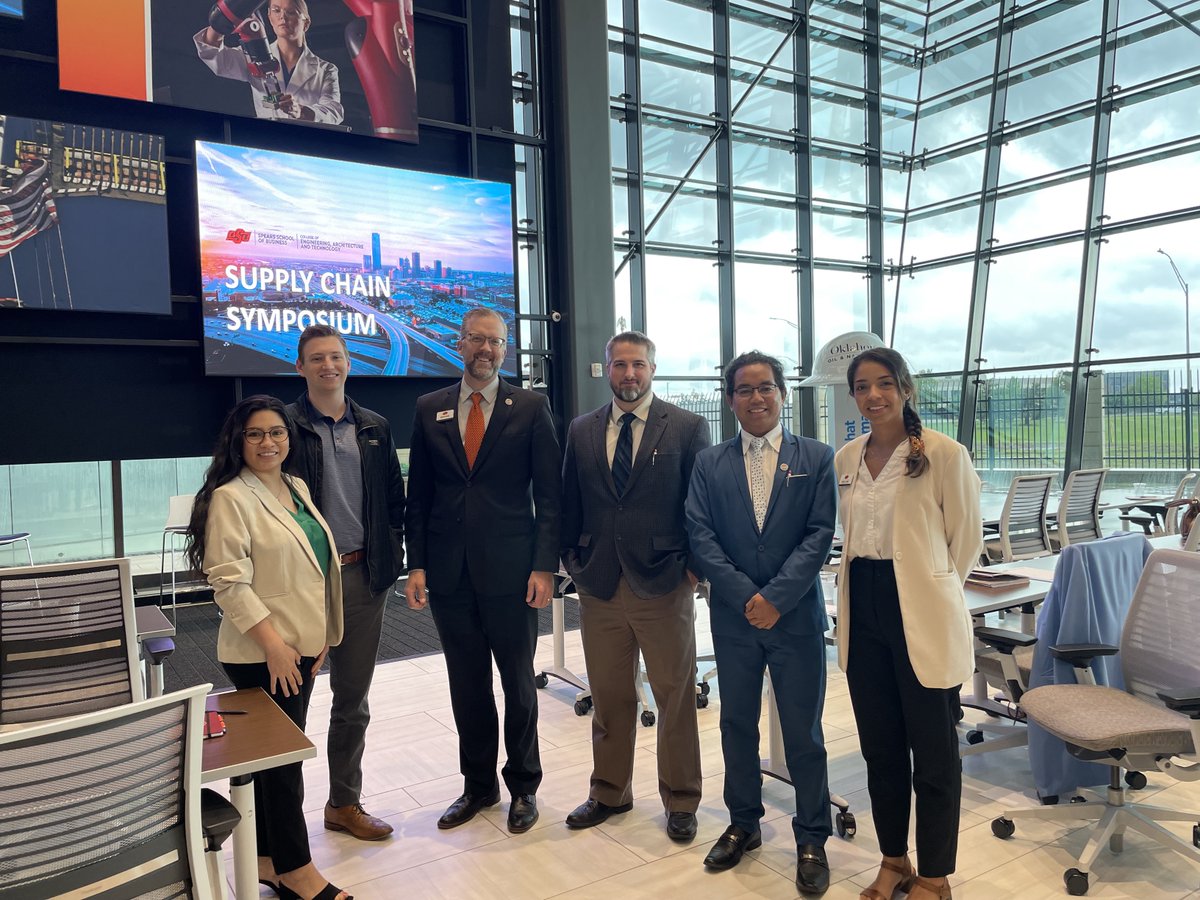 OSUCITD's tweet image. On Thursday, our team attended the Supply Chain Symposium at OSU’s Hamm Institute for American Energy in OKC where we learned about the latest trends &amp;amp; best practices in supply chain management and connected with industry professionals. #CITD #SupplyChain #OKC