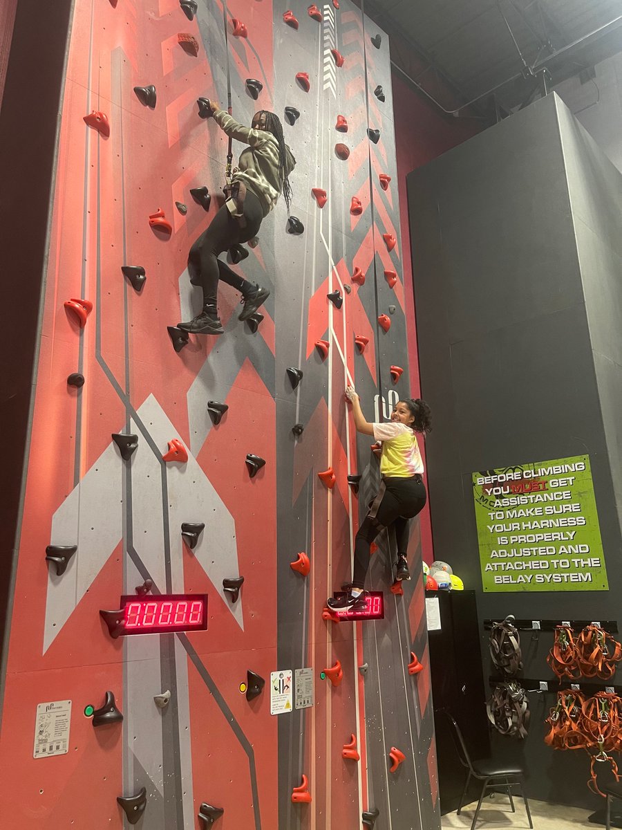 RoadrunnerROCKS's tweet photo. RV 5th grade Safety Patrol students are enjoying a field trip to the Adrenaline Monkey today. They have earned this.  Thank you for keeping us safe all year!  Thanks to Mr. Rascan too!
#weschools https://t.co/AjADZzBtvj