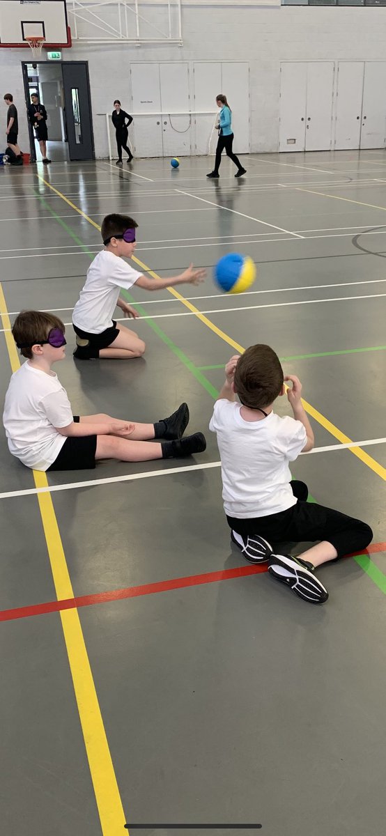 Emmaus_School's tweet photo. Well done to some of our Year 3 boys who attended the @Liverpool_SSP Goalball event today! They played 17 rounds and demonstrated amazing teamwork, fairness and honesty! #emmaussport #emmausyearthree https://t.co/2mGEb65vcm