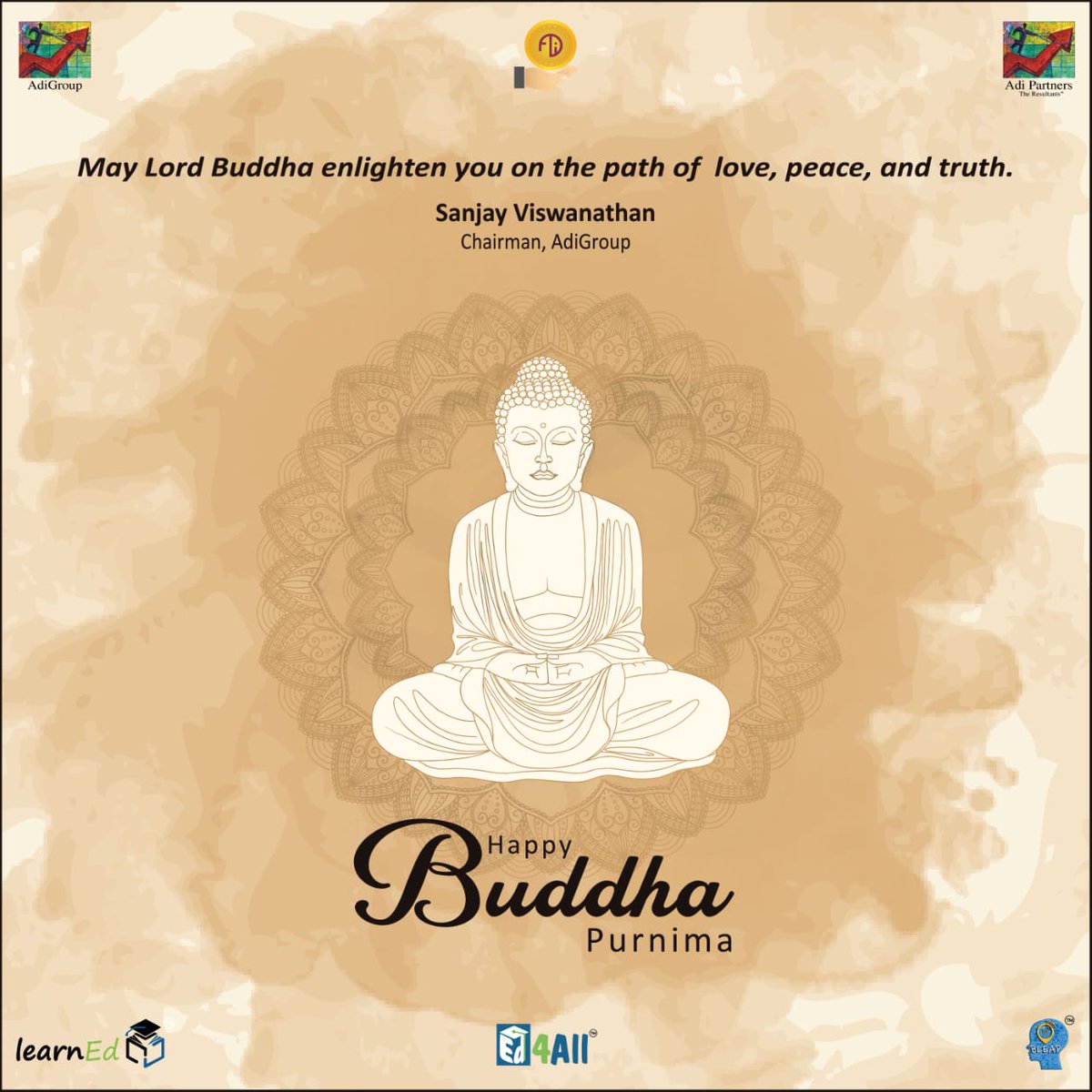 Bleap_Ed4All's tweet photo. May Lord Buddha enlighten you on the path of love, peace, and truth.
Sanjay Viswanathan
Chairman, AdiGroup 
@SanjayViswa @AdiPartners @narendramodi @PMOIndia @Dev_Fadnavis @Devendra_Office @mieknathshinde https://t.co/VE5iwAxdsS
