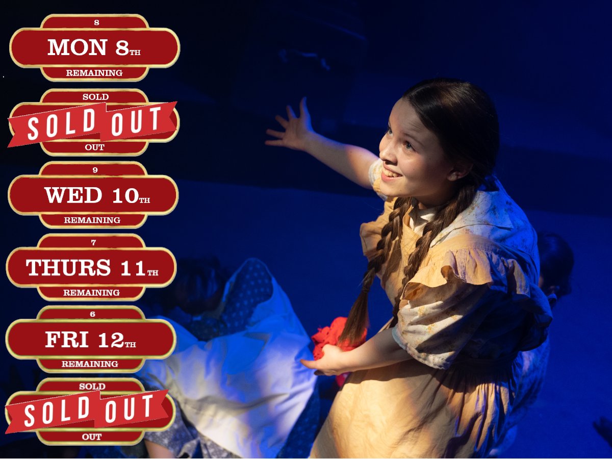WharfTheatreDev's tweet photo. That is two nights now sold out for The Railway Children!

Less than 10 tickets left for all other nights. If you were waiting to get tickets then this is your last chance!

Go to https://t.co/syjbnM0b6b or Devizes Hub https://t.co/8QUzRg5M0f