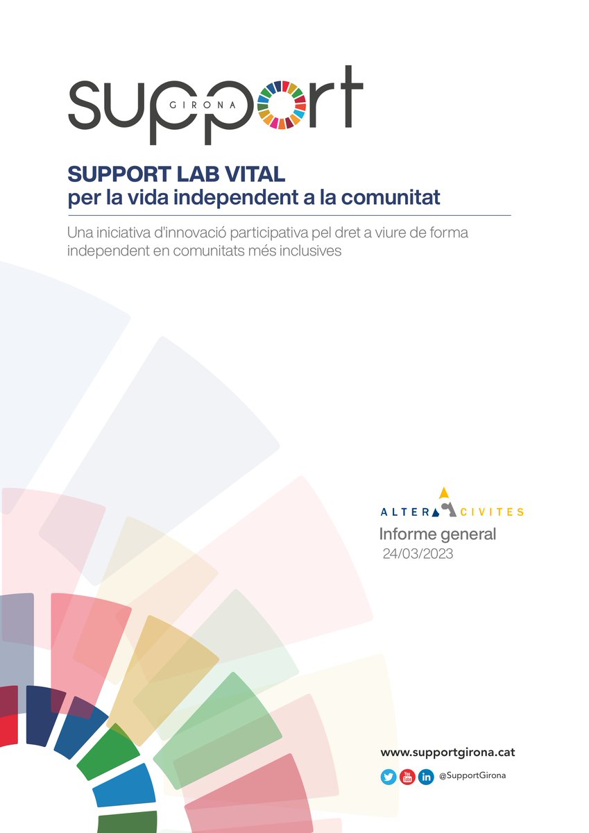 supportgirona's tweet photo. 🌏Recordem en el dia 🇪🇺 per la #VideIndependent el #Dret Art19 #CDPD
➡️Poder triar a on viure i amb qui
➡️Disposar dels suports per poder-ho fer
➡️Poder accedir als serveis de la comunitat de manera inclusiva
I per això compartim #SupportLabVital 🔗https://t.co/zW5mN3X2PA https://t.co/0FVfog8vy1