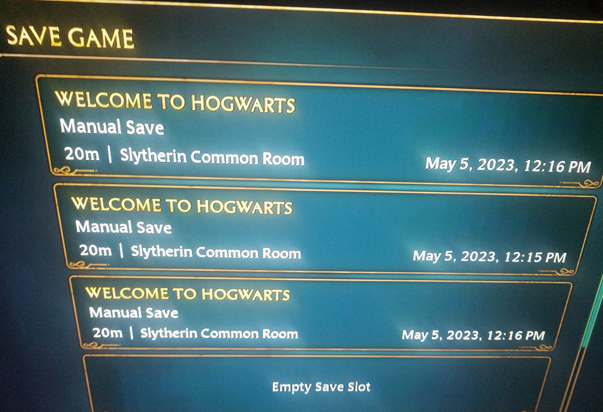 Thank you #HogwartsLegacy for releasing this wonderful Hogwarts Playground on the PS4. I ran through the tutorial about a dozen times and might be able to shave a bit more off, however I am wondering as I explore -- Which houses the speedrunners on the PS5 or PC were sorted into?