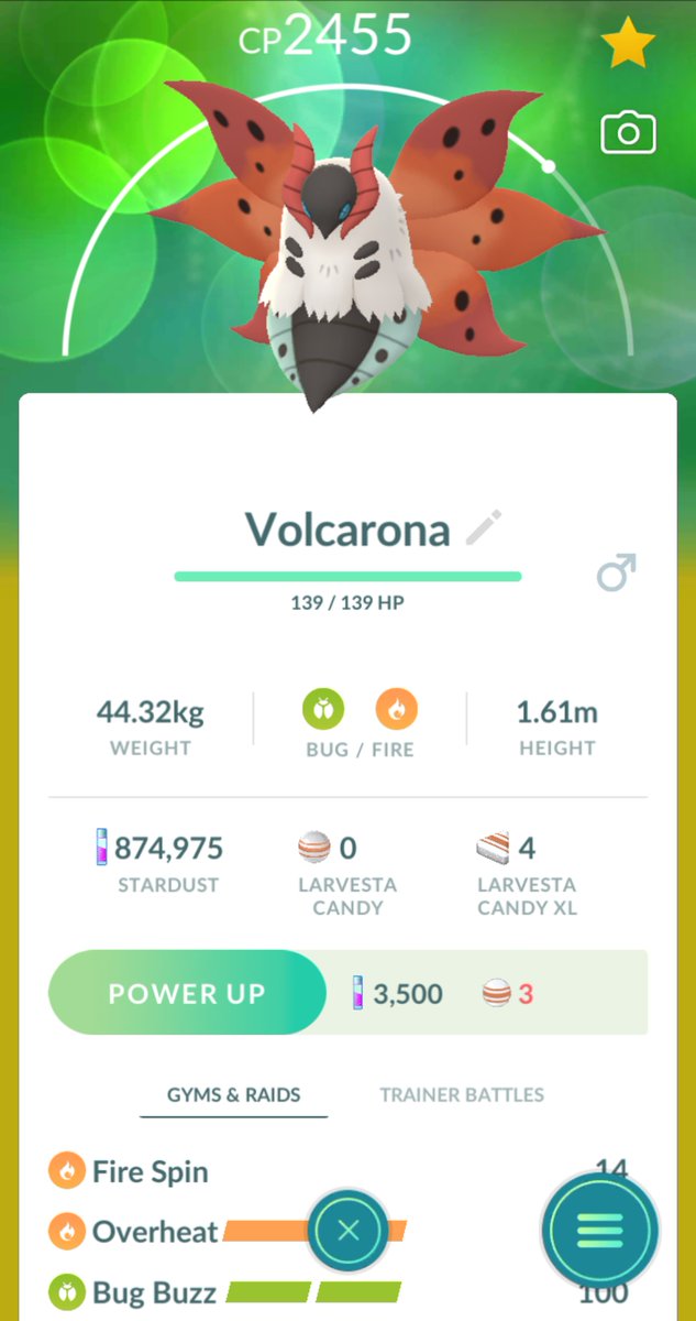 Wondering how Volcarona performs in the Ultra League? Well wonder no more, I sacrificed my rare candies so you don't have to!

youtube.com/watch?v=Z5CrNI…