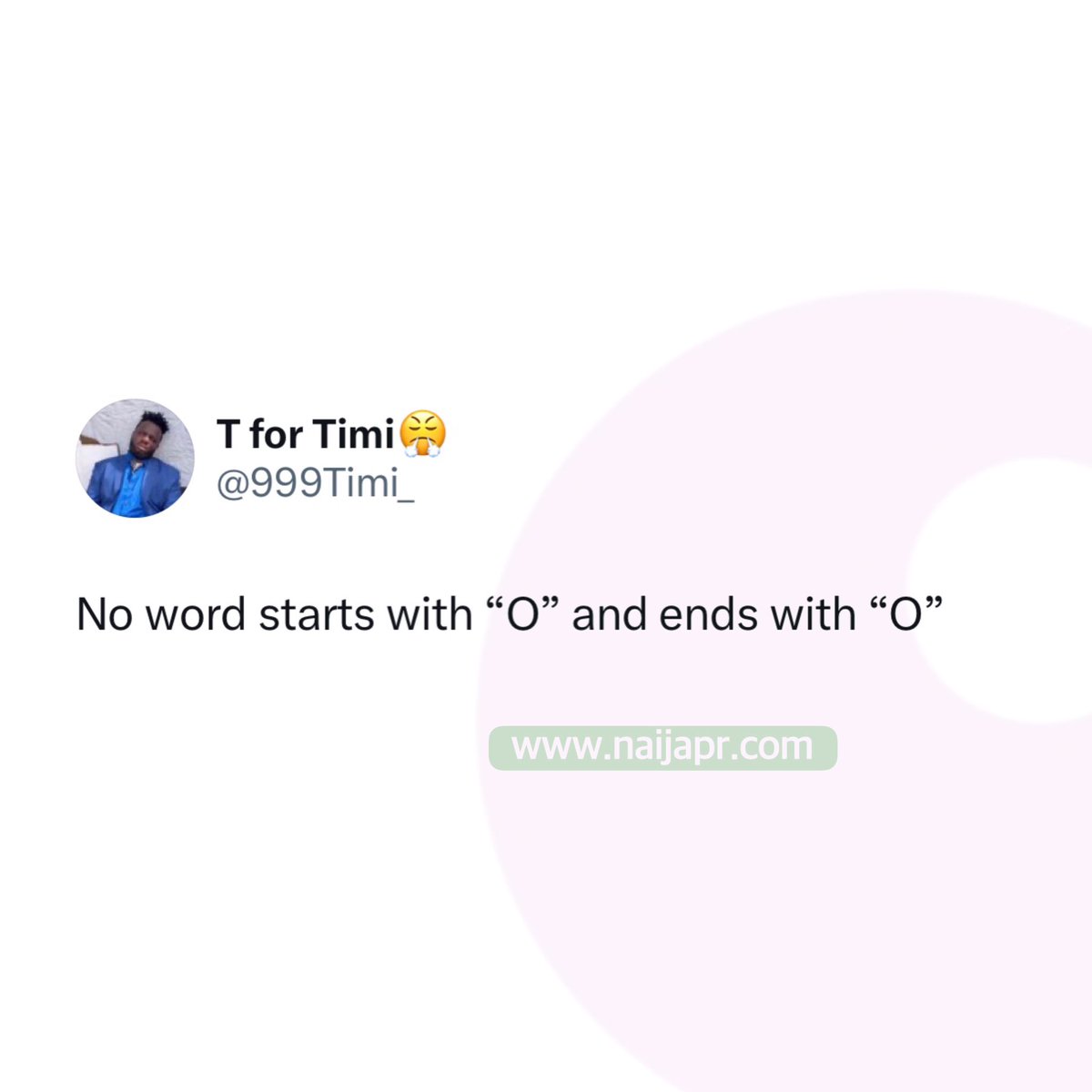 Naija tweet media