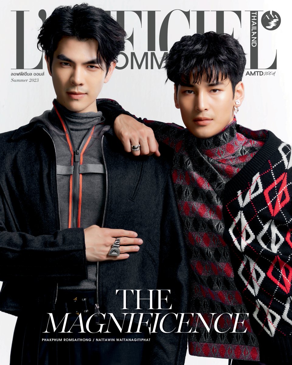 A cover of refinement and sophistication. For L'Officiel Hommes Thailand, #StarsinDior <a href="/Nnattawin1/">Nnattawin</a> and @MilePhakphum put on their best looks from the #DiorMenFall 2023 collection by Kim Jones.
© Wasu Sukatochatoenkul