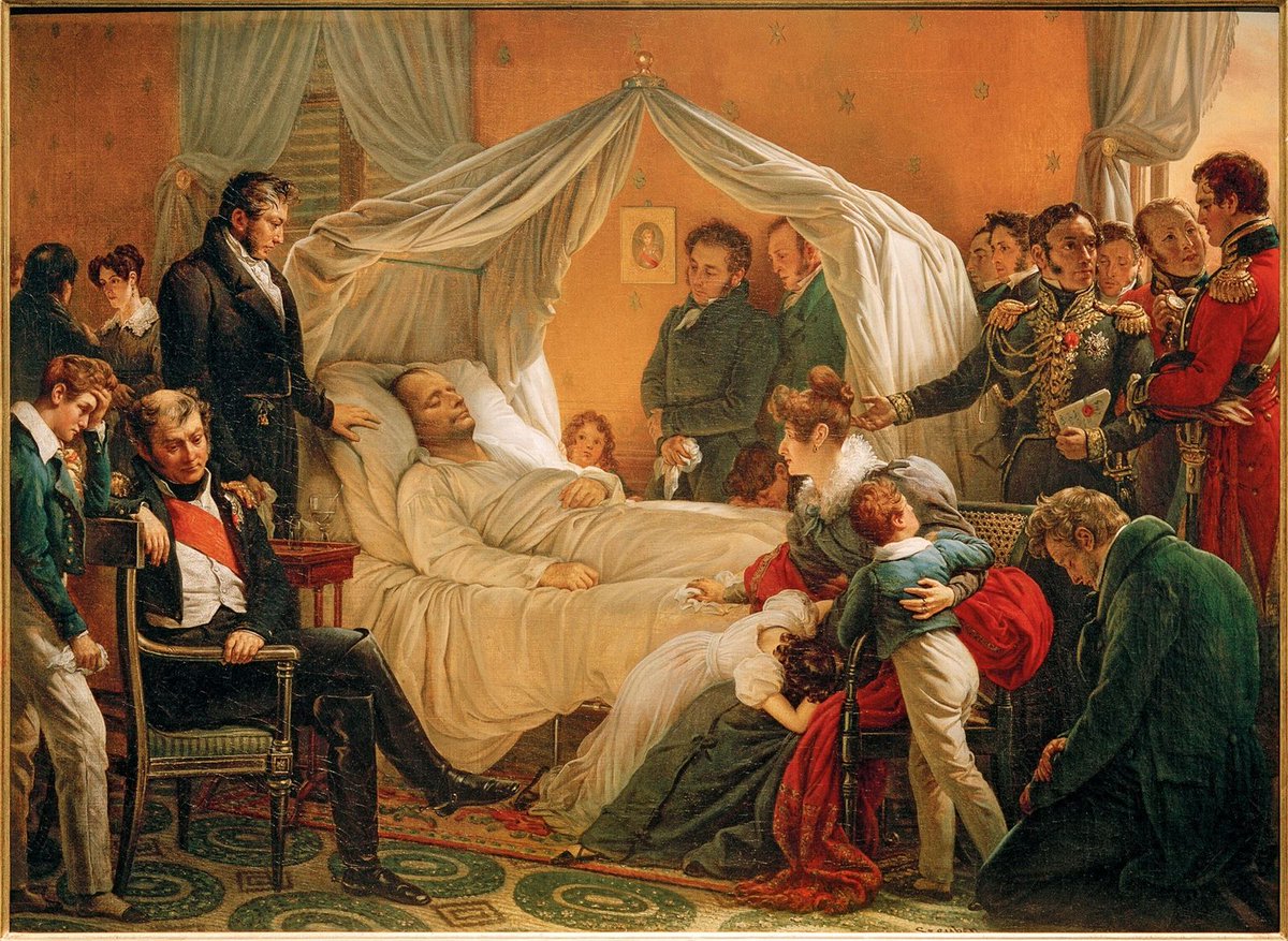 AgeofNapoleon's tweet photo. 202 years ago today, Napoleon Bonaparte died in exile on the remote Atlantic island of Saint Helena, probably from complications related to stomach cancer. He was 51 years old. https://t.co/sRB5vIyhYy