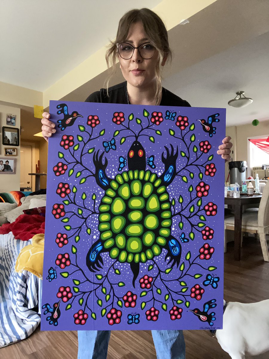 chiefladybird's tweet photo. Just a girl and her artwork ❤️🤠 https://t.co/GPjuNkN74Z