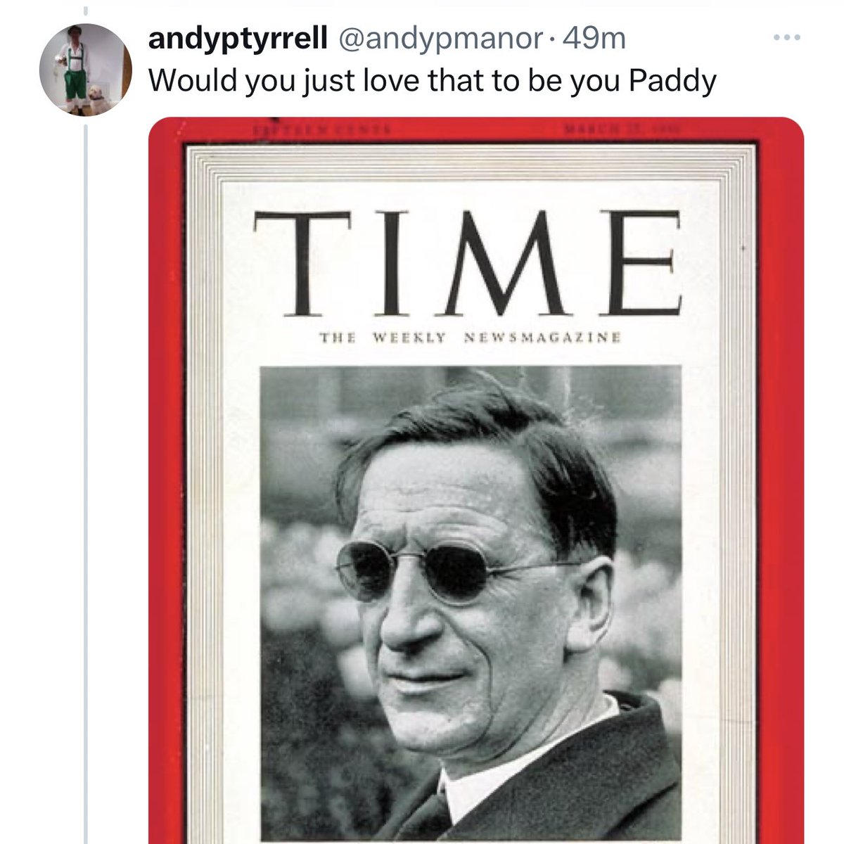 What’s wrong with FFG yokels. How stupid are these people. DeV should be no one’s aspiration. DeV set Ireland back decades, oppressed women like no other, oversaw obscene levels of corruption and much more. He is a stain on Irish history.