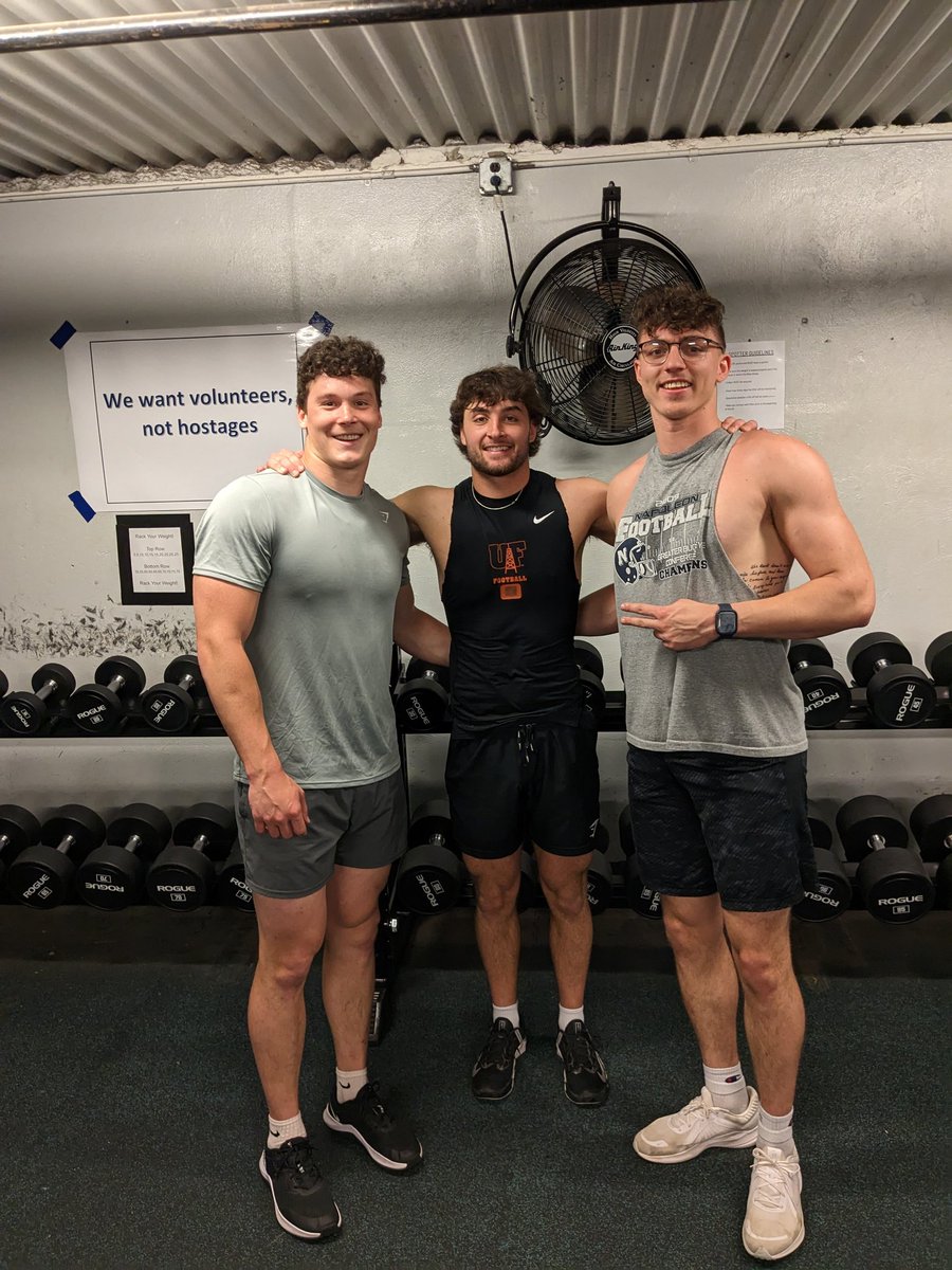 Gonna have to order some more weights for these meatheads. Love seeing these guys back in the Dungeon.