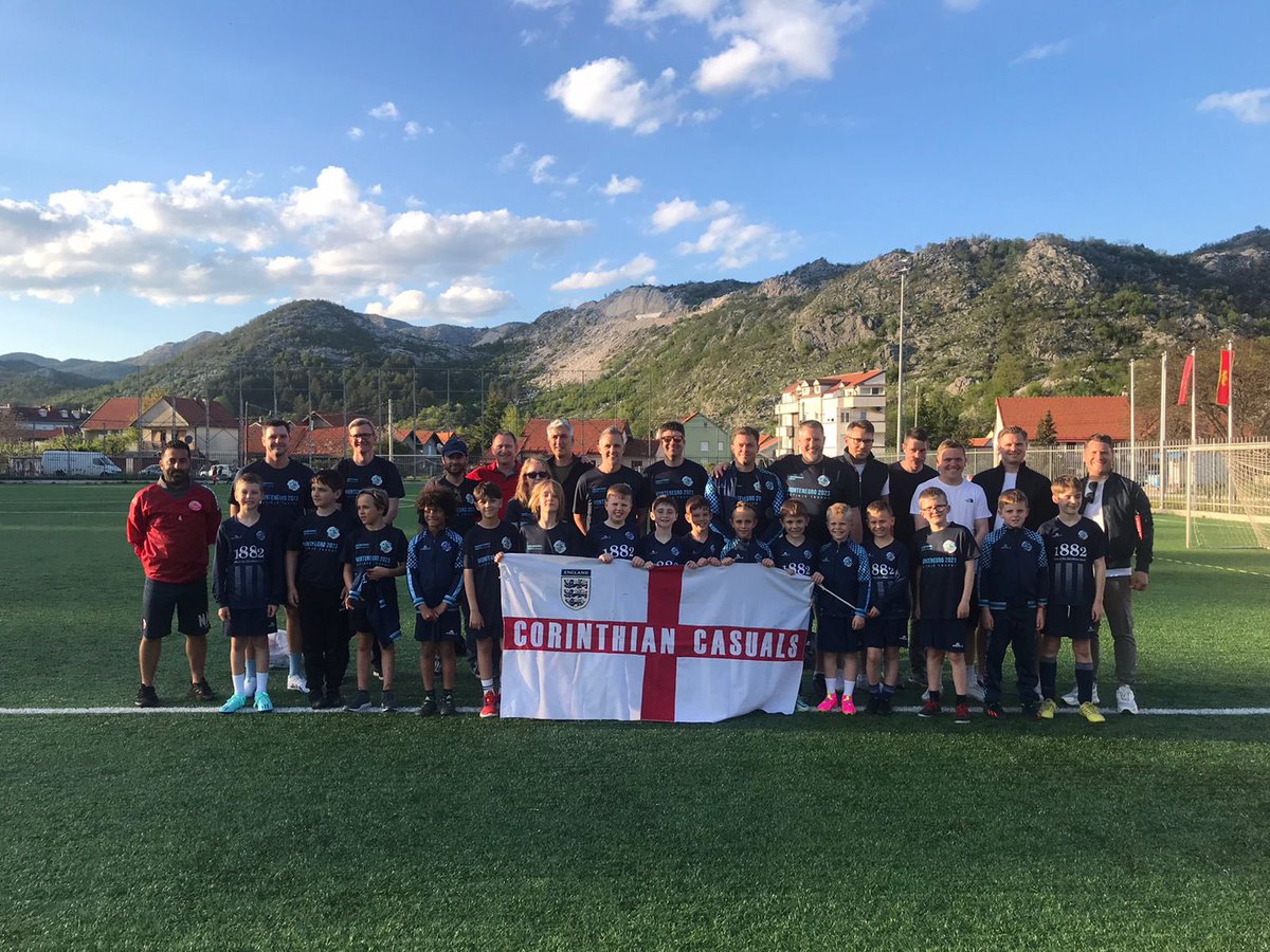 Two youth football teams from @CorinthianCas in England have arrived to a great welcome in Cetinje Montenegro for the Cetinje Trophy. #football #tournament #cetinje #montenegro #footballnews #footballbusiness