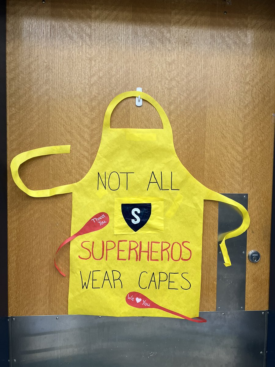 These School Lunch Heroes wear aprons with love ❤️ for the children <a href="/SSCES/">South Shades Crest</a> <a href="/HooverSchools/">Hoover City Schools</a> #SLHD23 #SchoolLunchHeroDay <a href="/SchoolLunch/">SchoolLunch</a>