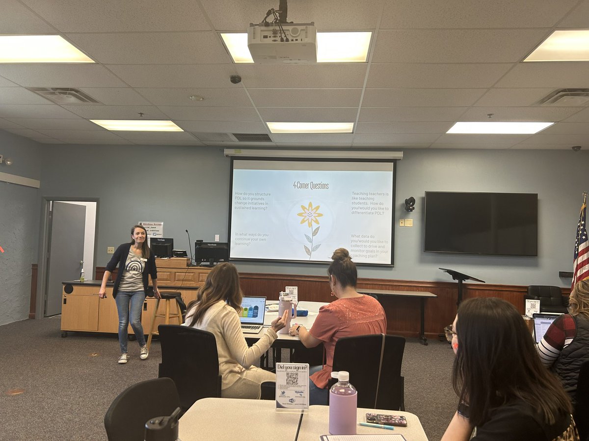 Great day with the coaches! Thank you for sharing Andrea, <a href="/biancalfries/">Bianca Fries</a> and <a href="/swanson_cassie/">Cassie Swanson</a> ! So great to hear what is going on in other districts. Congrats to <a href="/jmklump/">Jessica Klump</a> on your next adventure!