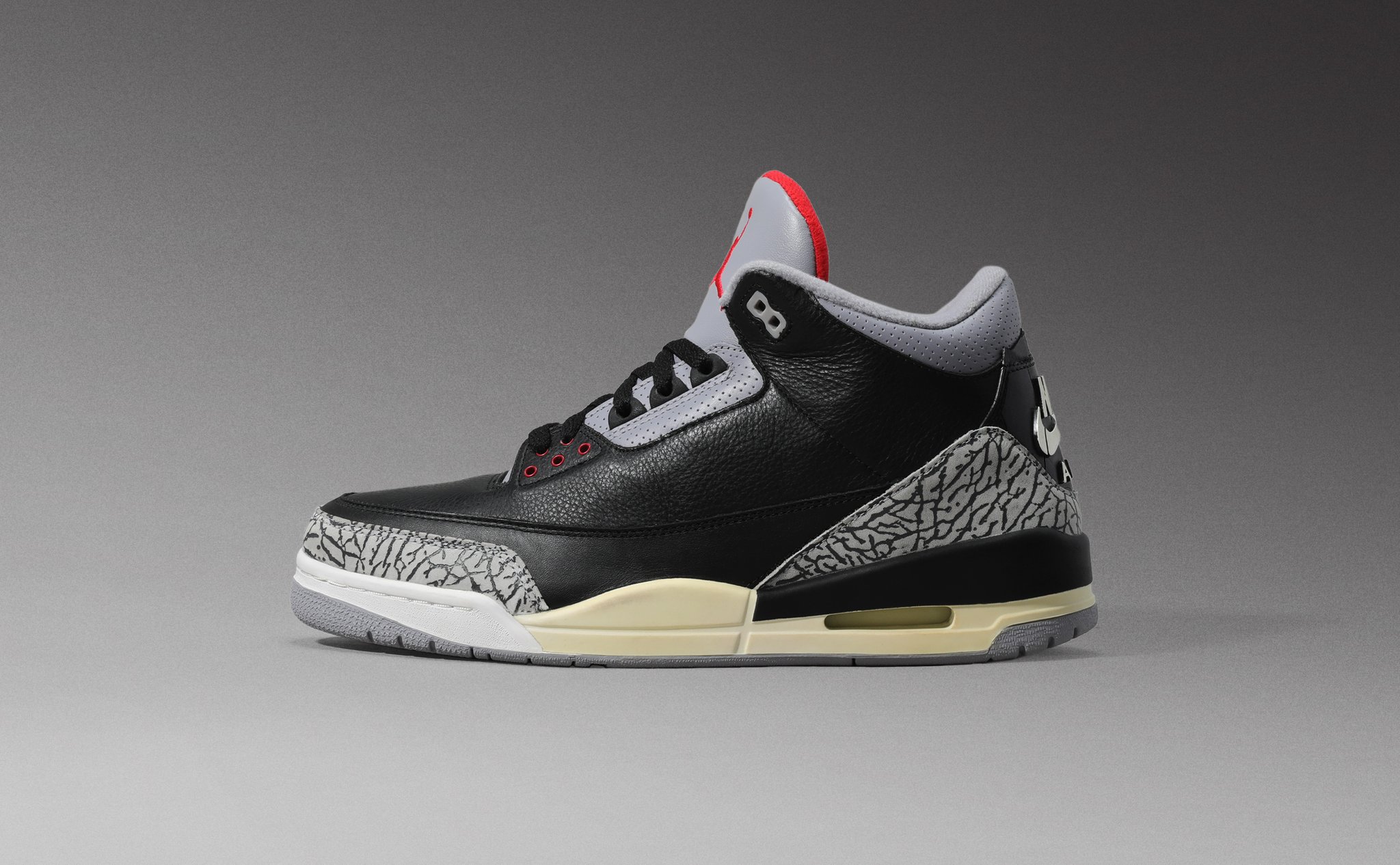 Jordan 3 black shop cement flight club