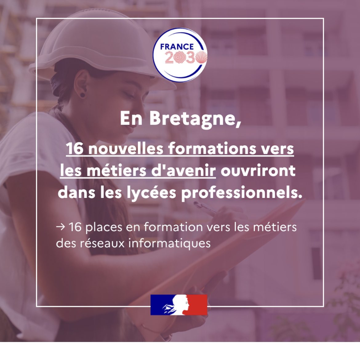 didierlegac's tweet photo. La #réforme des #lycées #professionnels est un vrai choix d’#avenir car ces jeunes (1/3 des lycéens en 🇫🇷) sont ceux qui ont le plus besoin de #soutien. Heureux que le @gouvernementFR valorise cette filière. Je l’ai dis ce matin ⬇️ aux équipes du lycée Dupuy de Lôme à @BrestFr https://t.co/0I8oa12mHq