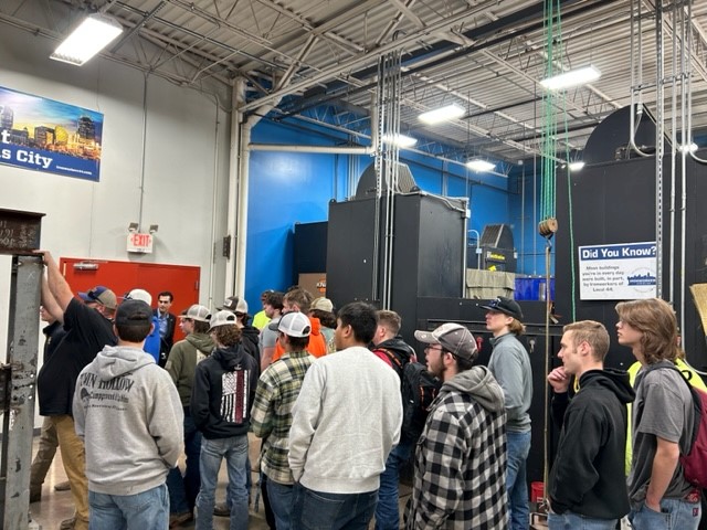 CincinnatiPort's tweet image. Port President and CEO @LauraNBrunner visited @Ironworkers44 for its Apprenticeship Competition and Open House. Thanks, Dave Baker, for hosting a great Friday morning event.