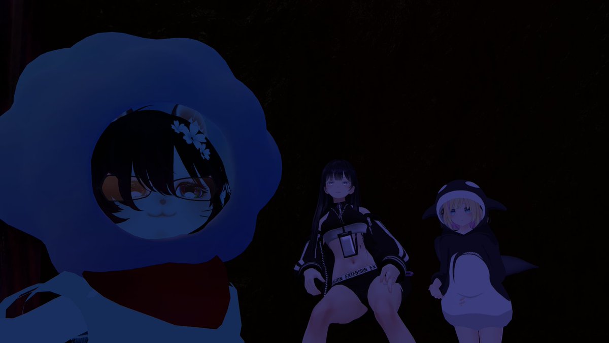 ZIN1978's tweet image. world:PokoPeaLand

バグでフレンド０人になっていたので、一人で徘徊していたら二人が遊びに来てくれたので「ちょうど」行こうとしていたピ虐研究所へ二人も誘って行ってきました。
丁寧に作り込まれた凄く良いホラーワールド！
そしてNI虐が捗りました＾＾

#ぽこピーランド 
#VRChat
#ピ虐研究所