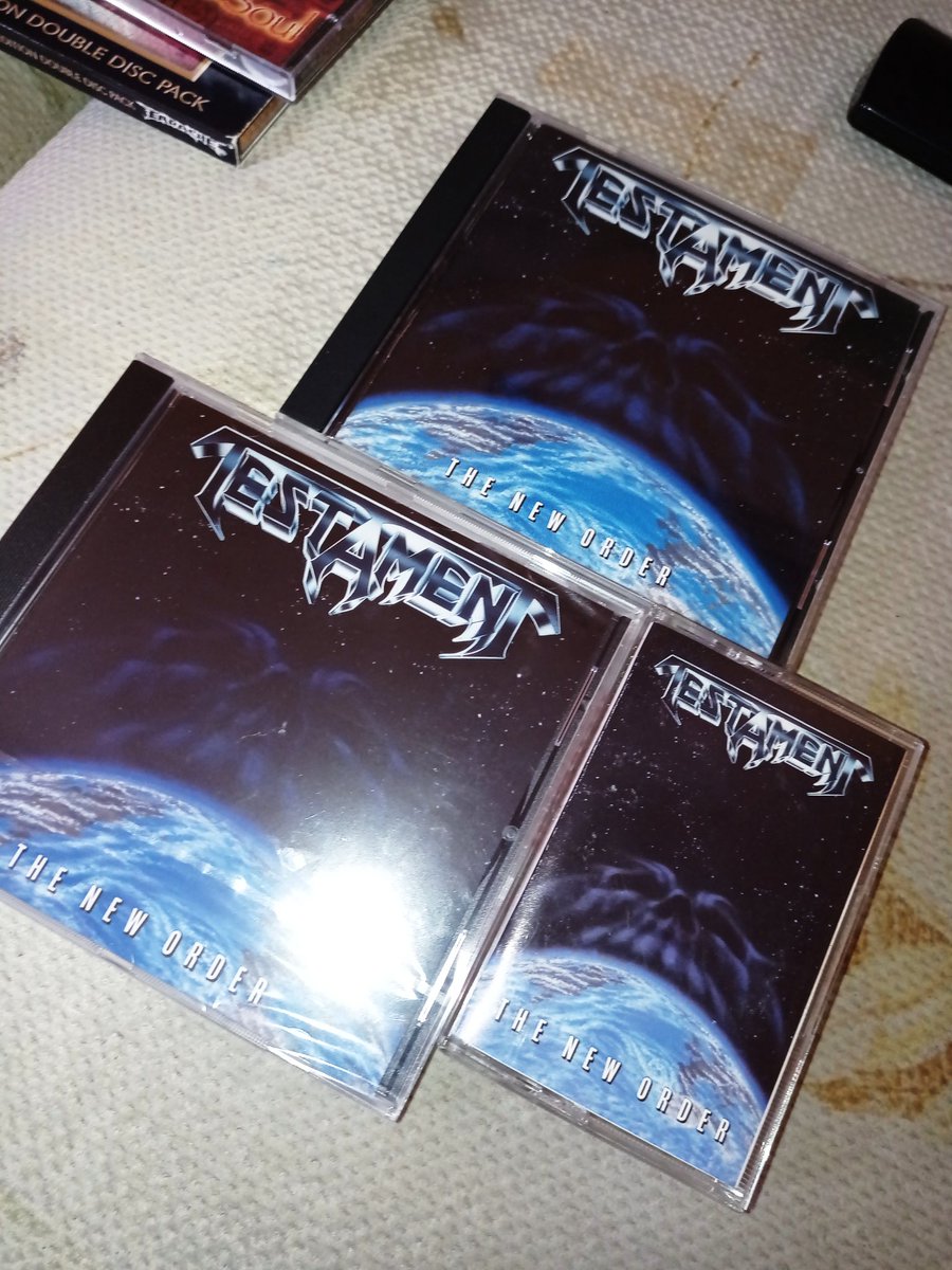 XIBILXIC's tweet photo. #ThrashMetal matutino y de aniversario con The New Order, la mejor obra de @testament ๐บ๐ธ en los aรฑos 80 ๐ค๐ฌ๐ค #TheNewOrder #TrialByFire #DisciplesOfTheWatch #IntoThePit #CassetteMania https://t.co/rhf2e41G7e