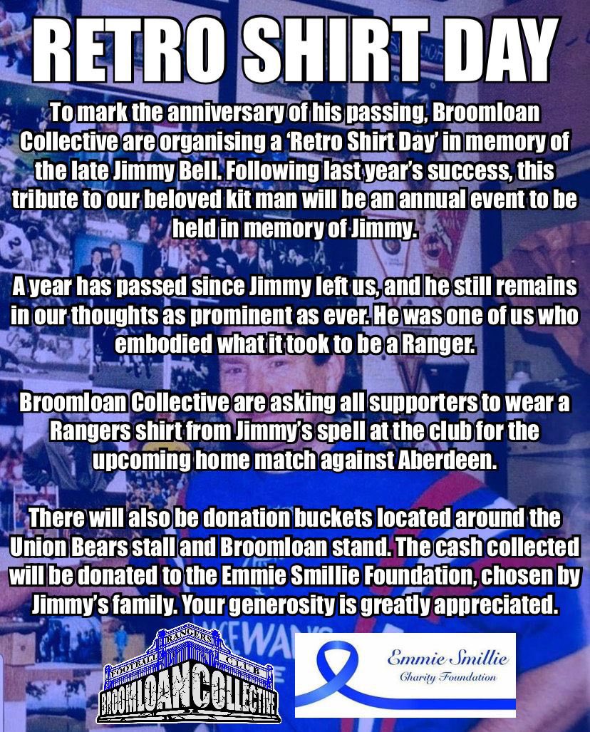 Information for Sundays Retro Shirt Day