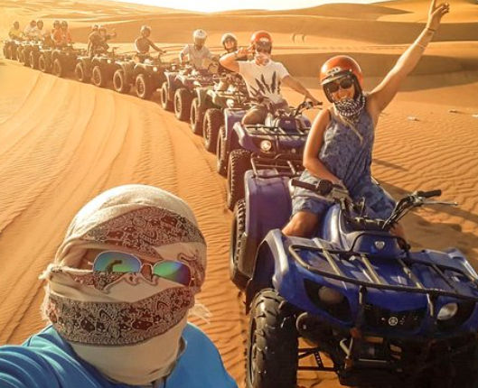 TravelTalknet's tweet photo. Discover the thrill of ATV riding in the #Dubai desert - https://t.co/FAWn0v1ixX - followed by a relaxing evening of camels, sandboarding, and a 5* BBQ
#DesertFun #DubaiATV , https://t.co/BtlIAbPYLX