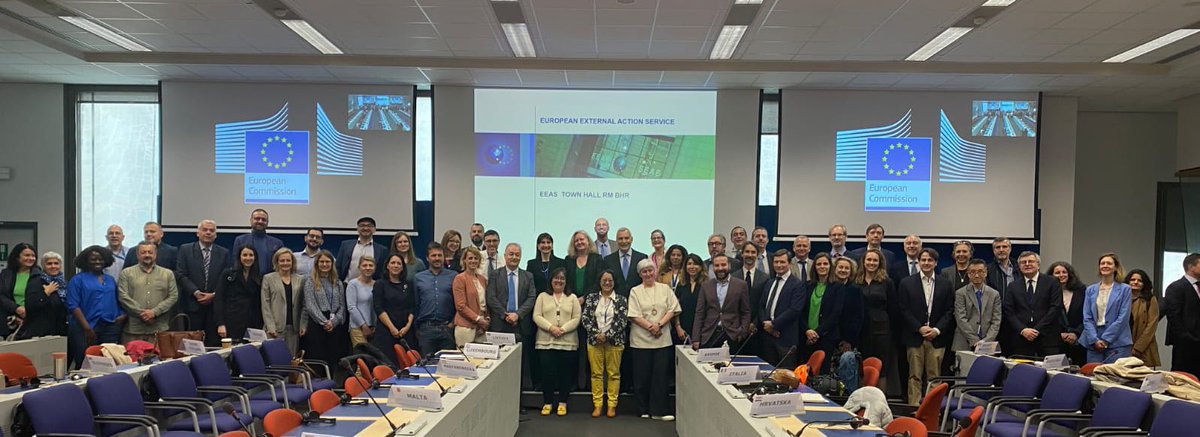 SanninoEU's tweet photo. Great to meet with @eu_eeas resource management colleagues today! You are the backbone of our organisation and I'm grateful for your work and commitment. https://t.co/rX6dN8yk1Y
