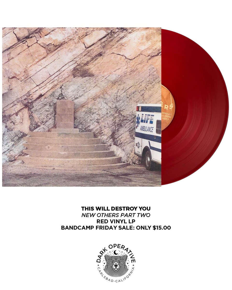Bandcamp Friday: “New Others Part Two” LP on red for only $15

thiswilldestroyyou.bandcamp.com/merch

Thank you.

#BandcampFriday