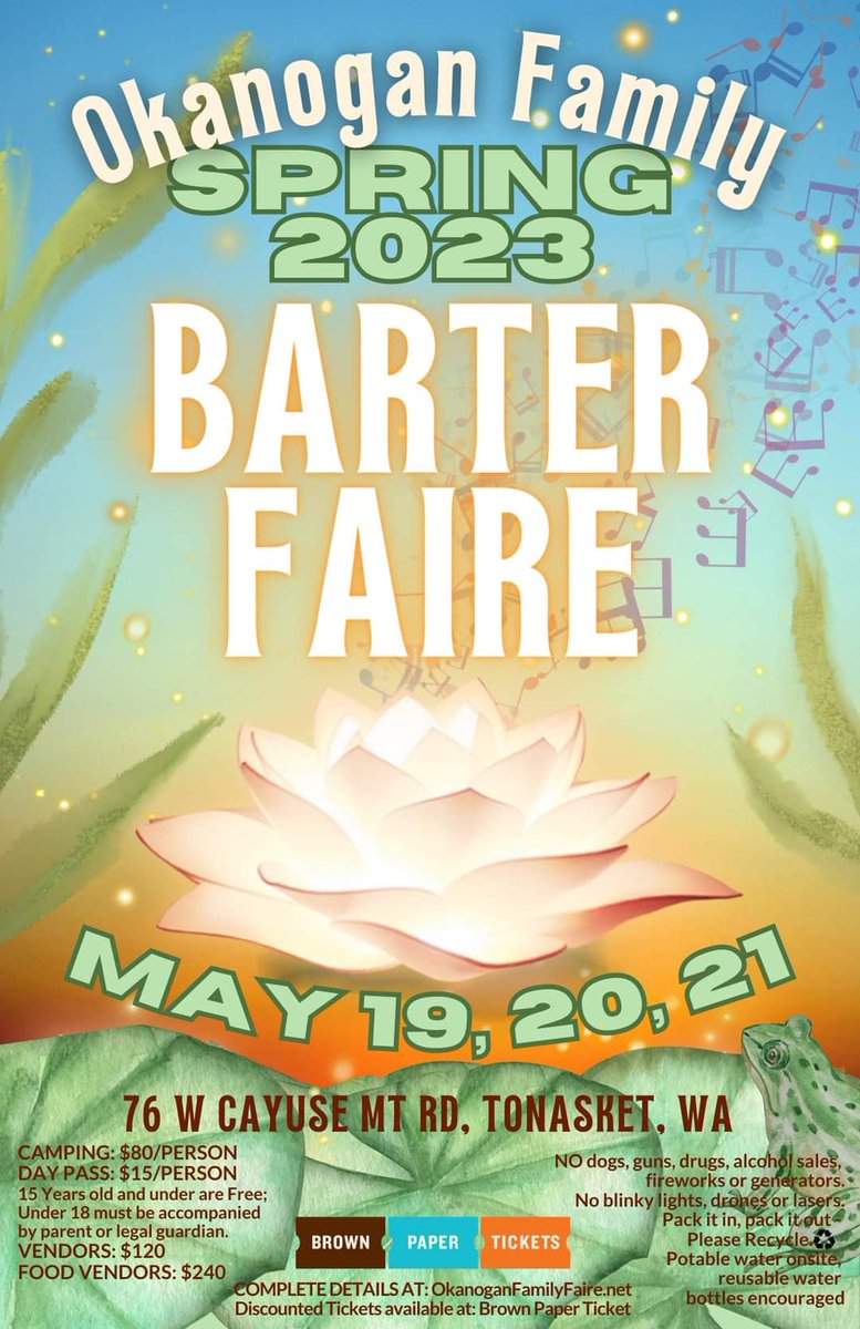 LET THE COUNTDOWN BEGIN !
14 DAYS UNTIL OKANAGAN FAMILY BARTER FAIR!! We will share some new products, new apparel & free gifts!
FIND US: Row Blue Section 300
Family Fun:
🌟Organic farming
🌟Wildcrafting
🌟Natural medicine
🌟Herbalism
🌟Music

#allnationsmedicine #barterfaire2023