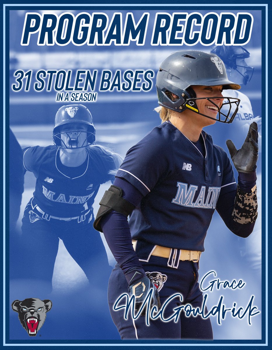 AND THAT'S THE RECORD!

Congrats <a href="/gmcgouldrick00/">Grace McGouldrick</a>!

#BlackBearNation // #AESB