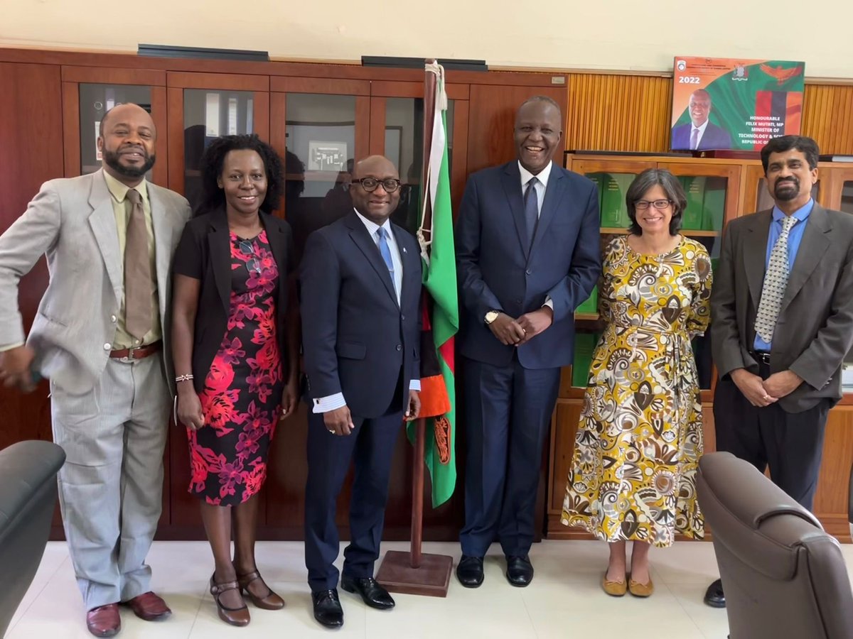 Very productive engagement with the Minister of Science and Tech this week. Looking forward to support Zambia harness the potential of Digital Economy through the establishment of Reg Digital corridors with its neighbours, for more innovative digital services and opportunities!