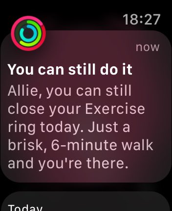 brocknroller's tweet photo. Even walking nearly 5 miles with Smudge, she’s such a Nanna Moon my watch doesn’t think it’s exercise!! https://t.co/w7lCpoYYmt