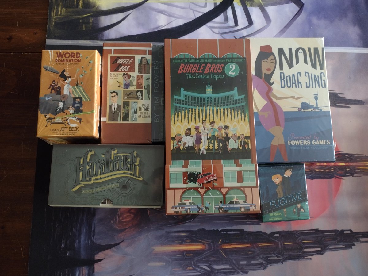 IgaRgames1's tweet photo. 2 posts in 1 day?  Yep, our new stock is so huge that we needed to do a special spotlight!
We're thrilled 2 announce we're now carrying games from the terrific Fowers Games (@tfowers), an independent game publisher from Centerville Utah, with some amazing games under their belts. https://t.co/RcFM8f2eMF