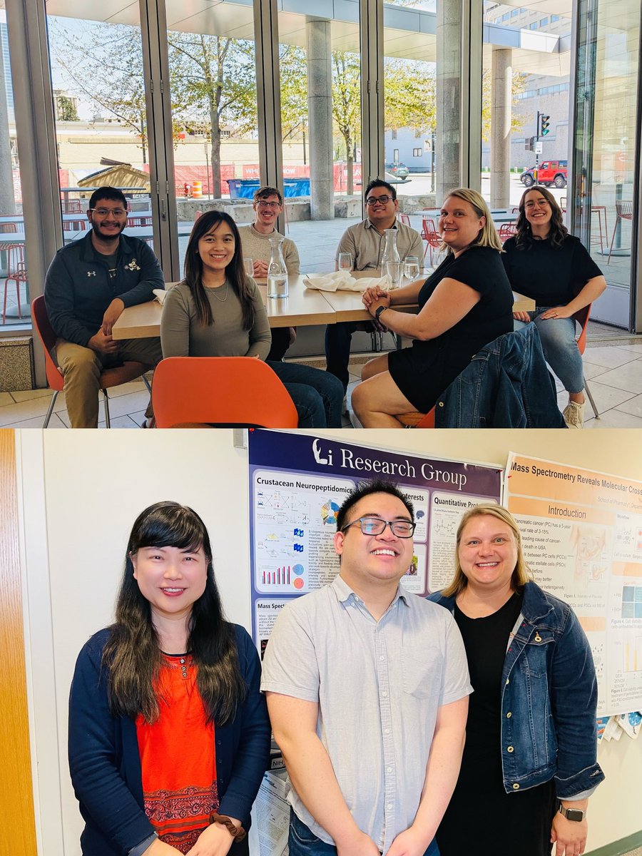 LingjunLi2's tweet photo. Yesterday we had a great time hosting @ColognaLab for an analytical seminar.  Thanks for sharing your exciting work on mass spec studies of molecular mechanisms of NPC. Our students and faculty really enjoyed the seminar and the stimulating discussions and fun conversations. https://t.co/mgFqeoFR9j