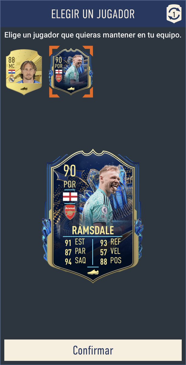 Q sepáis q cojo a Ramsdale por media