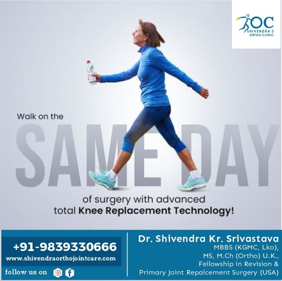 Dr. Shivendra KR. Srivastava is an orthopedist in Indira Nagar, Lucknow, and has an experience of 15 years in orthopedics and specialised in joint replacement and arthroscopy surgeries and revision joint replacement surgeries. Consult #DrShivendra for Total Joint Care