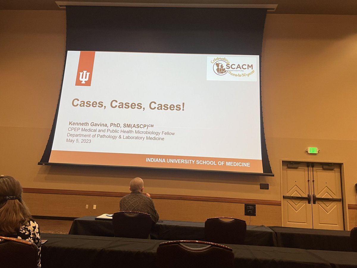 EllyPowellPhD (@ellypowellphd1) on Twitter photo Getting ready to hear about some cool cases from <a href="/KennyGPhD/">Kenneth Gavina, PhD, D(ABMM), SM(ASCP)</a> at #SCACM! Getting ready to hear about some cool cases from <a href="/KennyGPhD/">Kenneth Gavina, PhD, D(ABMM), SM(ASCP)</a> at #SCACM!