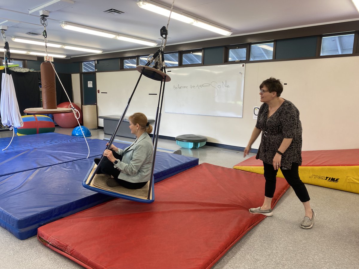 KirkpatrickWVC's tweet photo. Great tour of the Chris Rose Therapy Centre for Autism @crtcakamloops w/ @BCUnitedCaucus colleagues @PeterMilobar @ToddStoneBC. The Centre is dedicated to empowering each individual achieve their goals #AutismBC https://t.co/jDqc8sjTpU