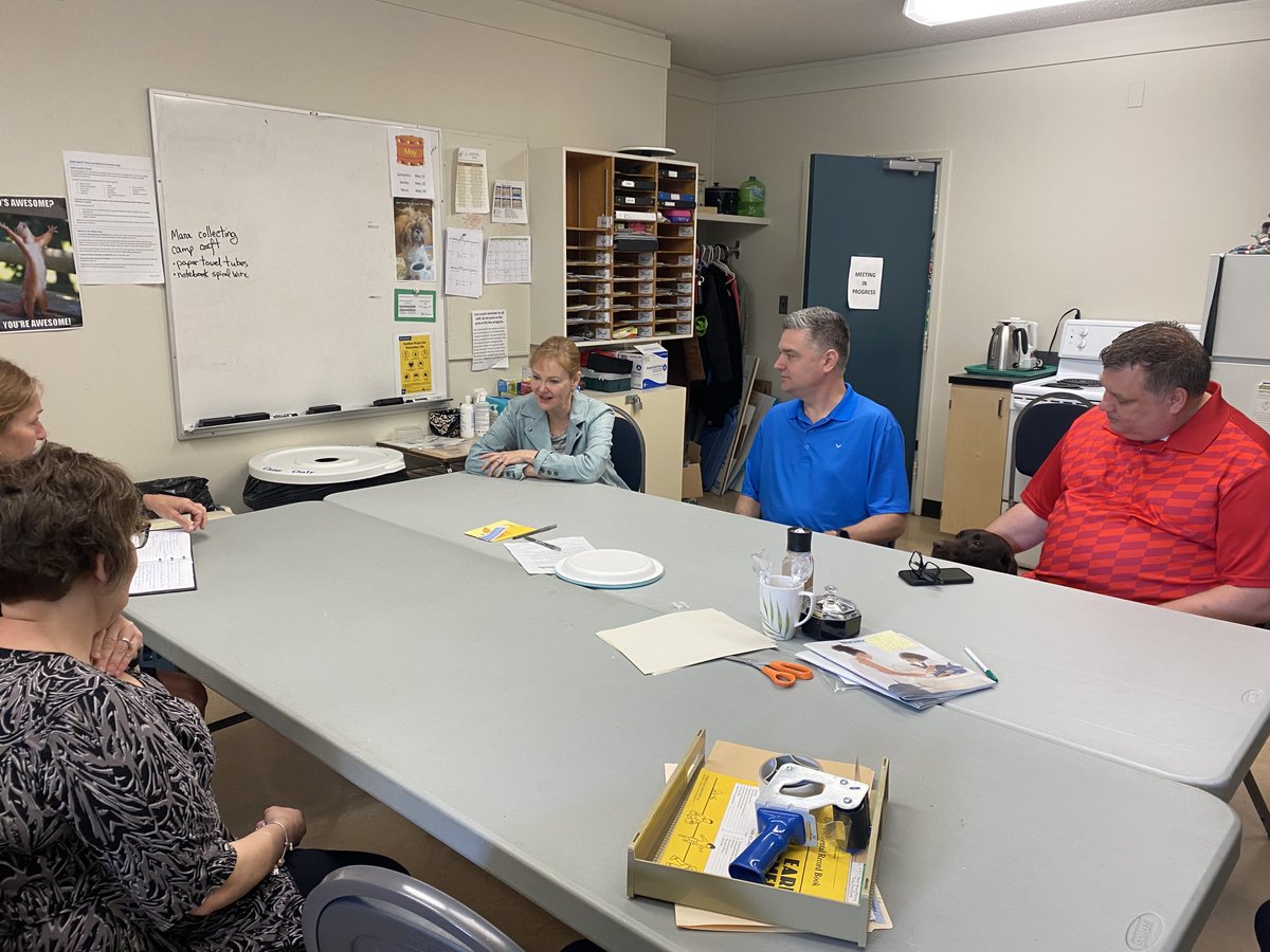KirkpatrickWVC's tweet photo. Great tour of the Chris Rose Therapy Centre for Autism @crtcakamloops w/ @BCUnitedCaucus colleagues @PeterMilobar @ToddStoneBC. The Centre is dedicated to empowering each individual achieve their goals #AutismBC https://t.co/jDqc8sjTpU