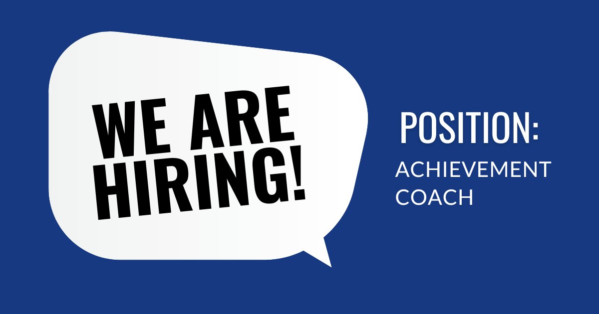 RealityChangers's tweet photo. Reality Changers is hiring!

We’re seeking two new Achievement Coaches to lead programs for high schoolers who are working towards college. Learn more and apply on our website: https://t.co/H4mCTVQxmh

#collegeaccess #nonprofitjobs #hiring #makeadifference https://t.co/MCBxTeqUW0