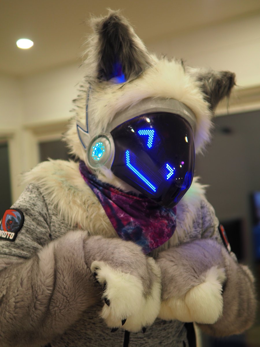 Nolla on X: Snuggletoaster :3 #protogen #fursuit #furry