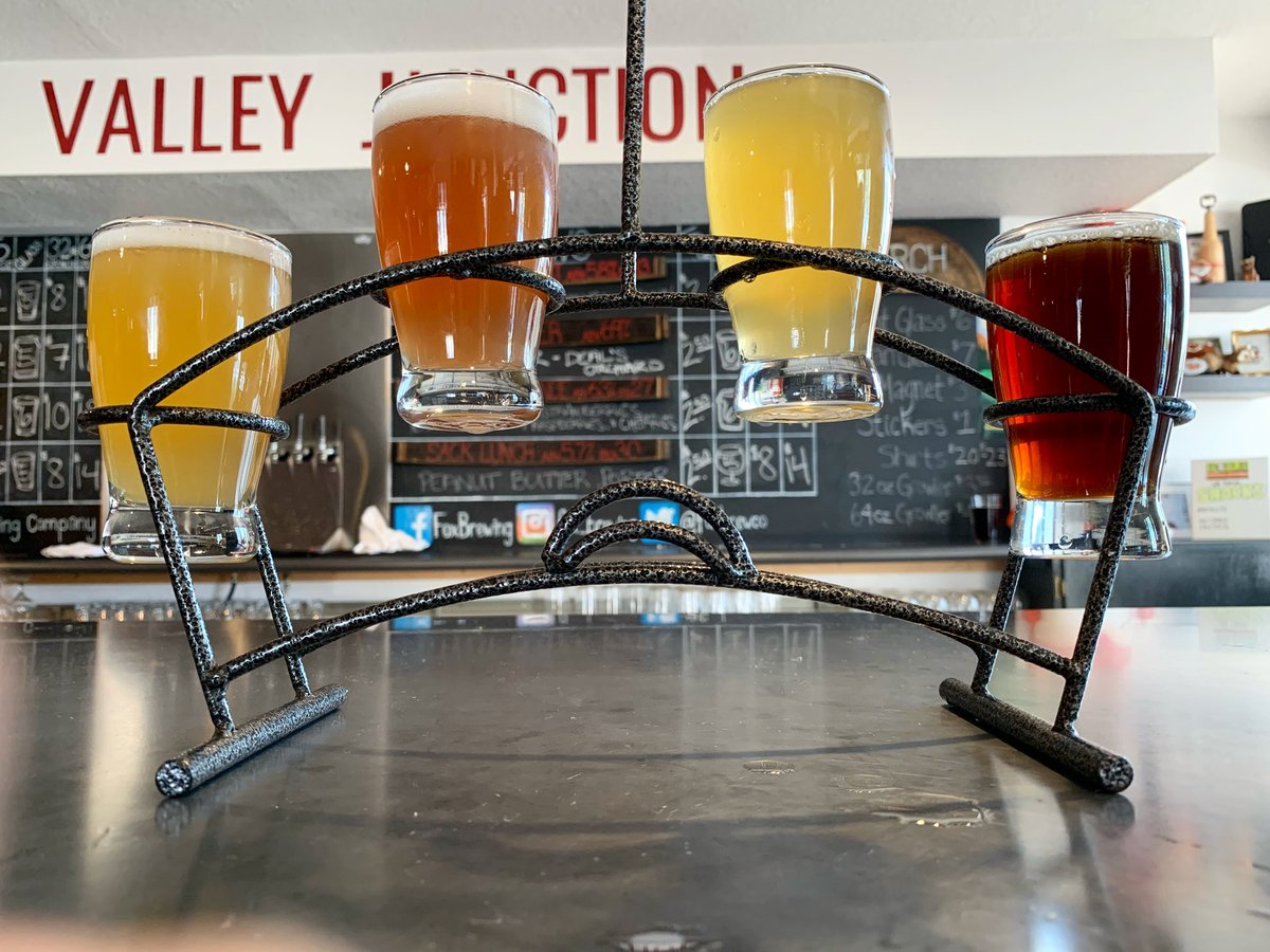 foxbrewco's tweet photo. A Friday flight? Why not!

If you can’t make up your mind or feel like trying a variety of different beers, a flight is the way to go. https://t.co/sng5CyDJww