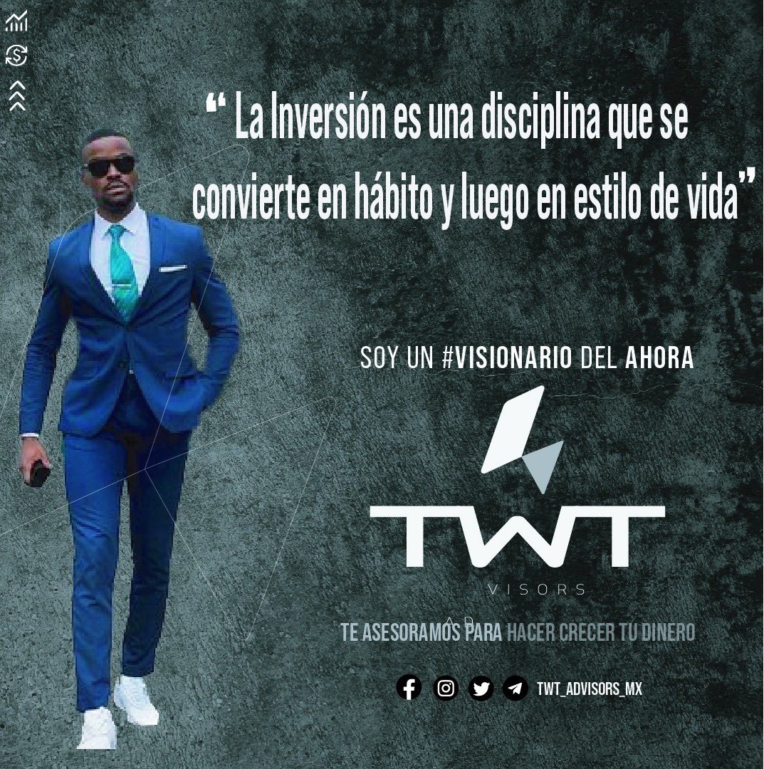 TWTAdvisors's tweet photo. Recuerda que una buena inversion es la madre de la buena fortuna

TWT Advisors te asesora para hacer crecer tu dinero. 

#SOYUNVISIONARIODELAHORA 
#dinero #inversion #inversionistas #futuro #éxito https://t.co/oTExKE0QFx