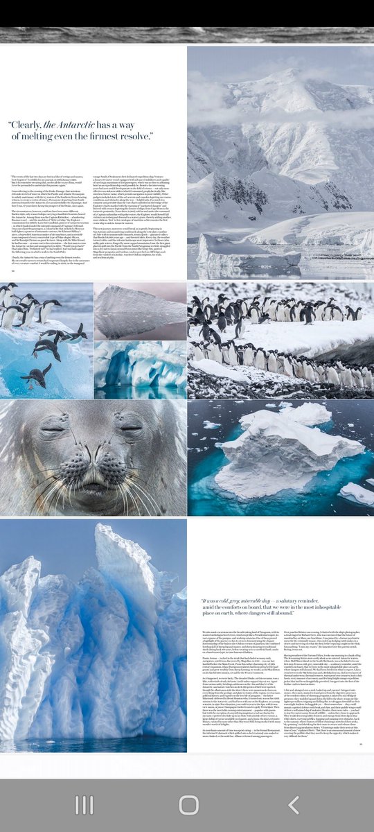 Wonderful to see my recent Antarctic feature in the fabulous new magazine of The Stafford: Collection. Illustrated by photographs of Daniel Fox (who was on the same trip) it covers a record-breaking 16 pages! With thanks to <a href="/SeabournCruise/">Seabourn</a>