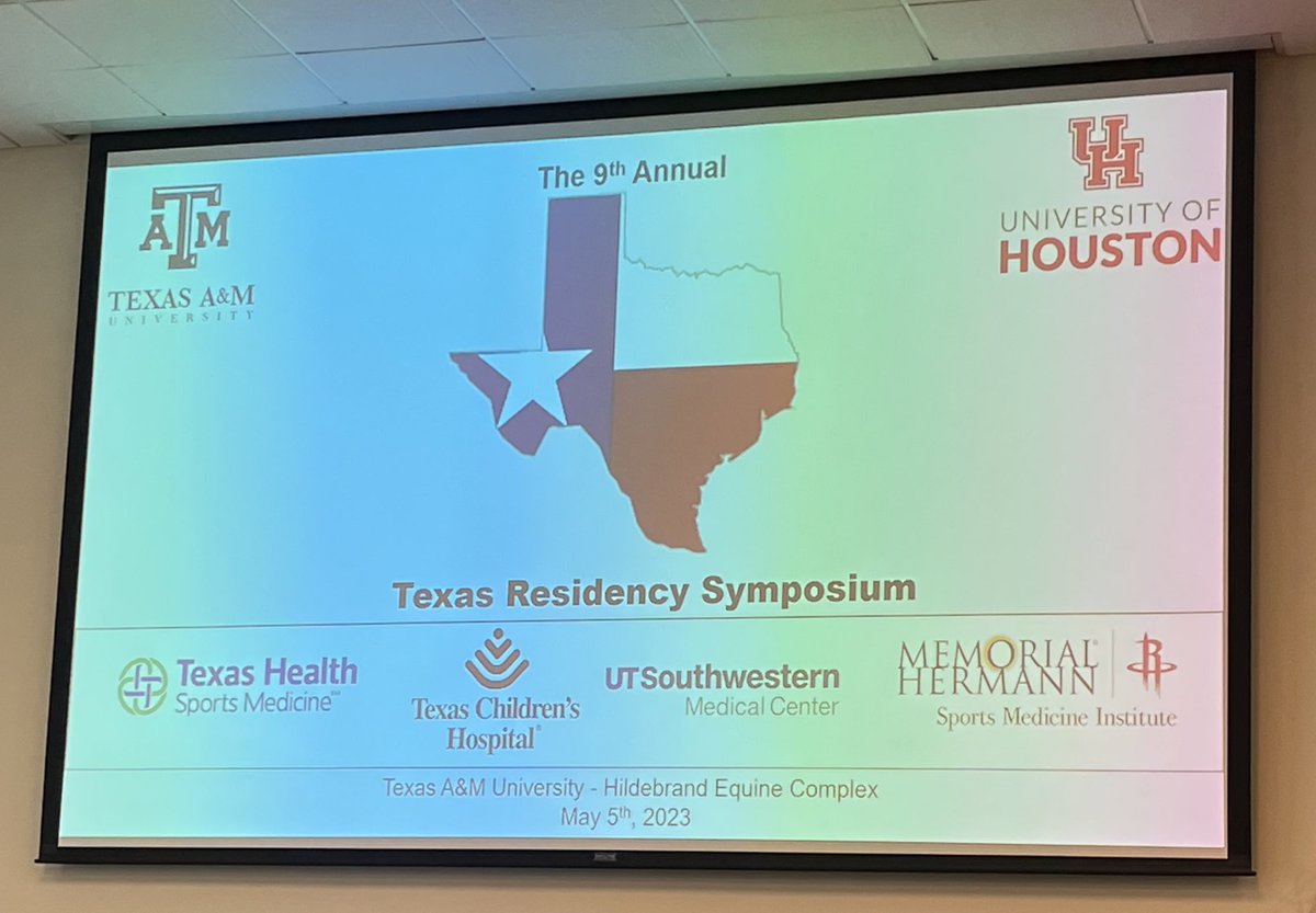 Our residents are speaking on their research projects at the Texas Residency Symposium today! We love hearing about the research being produced from these various institutions!