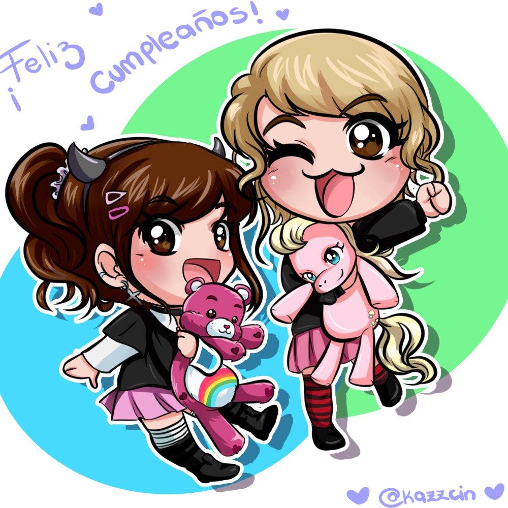 kazzcin's tweet photo. Se vuelve a las comisiones!! Tenemos que ahorrar para la bebé Anya 💕 que llega pronto🤰🏻#ilustracion #comision #anime #Chibi #digitalart #huion #kazzcin https://t.co/FP6gJh6NHP