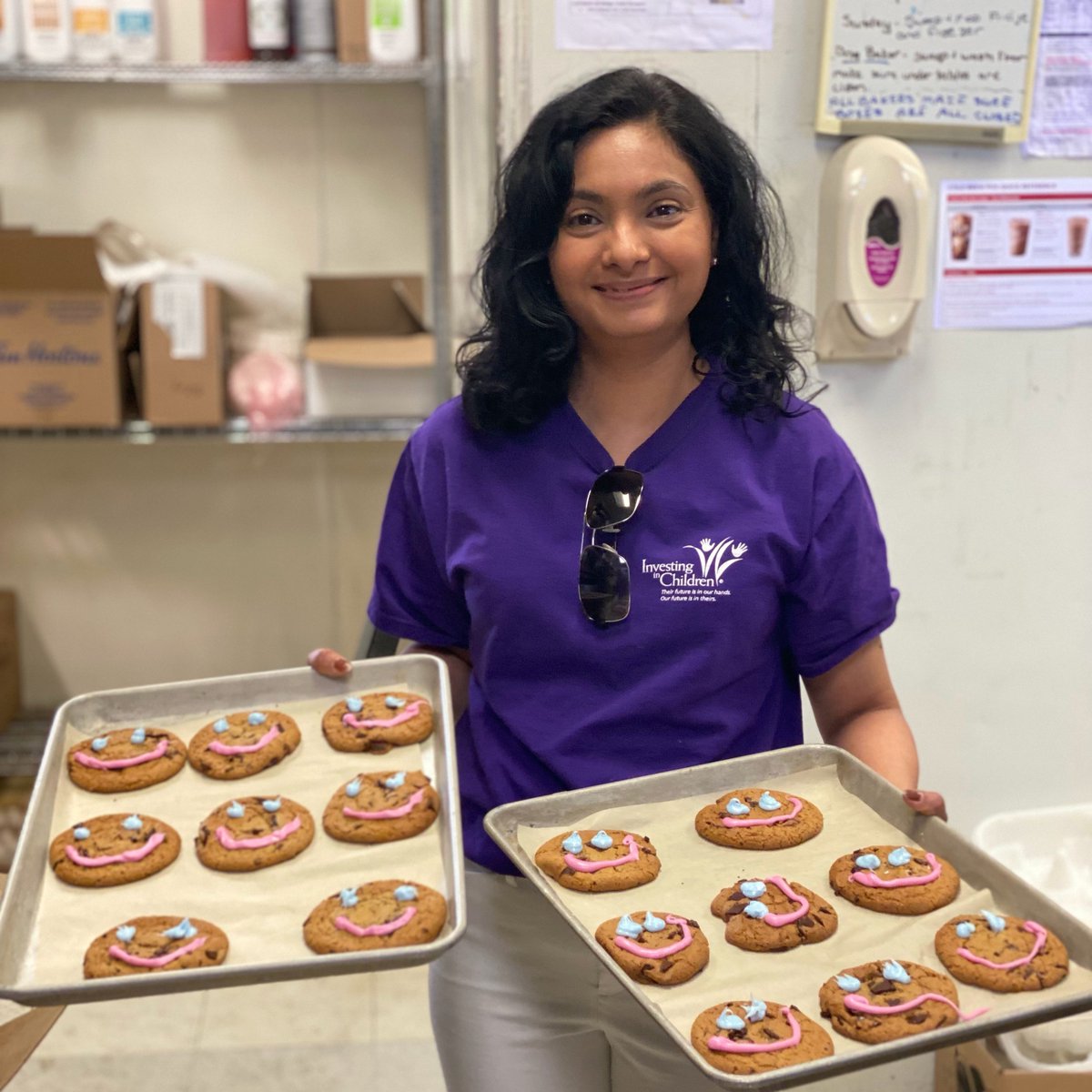 Volunteers are the best!!
A HUGE Thank you to all the Investing in Children Volunteers who are helping out this week during the <a href="/TimHortons/">Tim Hortons</a> #SmileCookie Week! 
You are the "sweetest"!