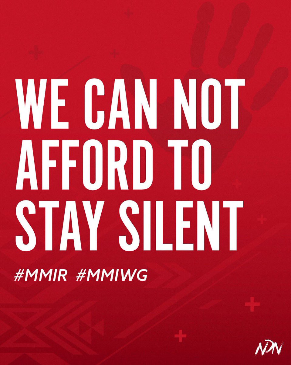 Indigenous people, including our Women, Girls, Men, and our Two-Spirit, Trans, Queer and Gender Non-Conforming relatives, continue to go missing and murdered at alarming rates. We can not afford to stay silent. #MMIR #MMIWG