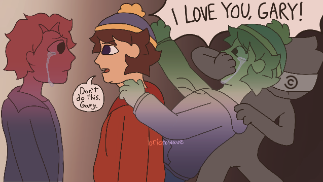bricrowave's tweet photo. this is so fucking stupid im sorry #mortman #spcartman #spgary #southpark #southparkart #southparkfanart https://t.co/y73PnMQDDr