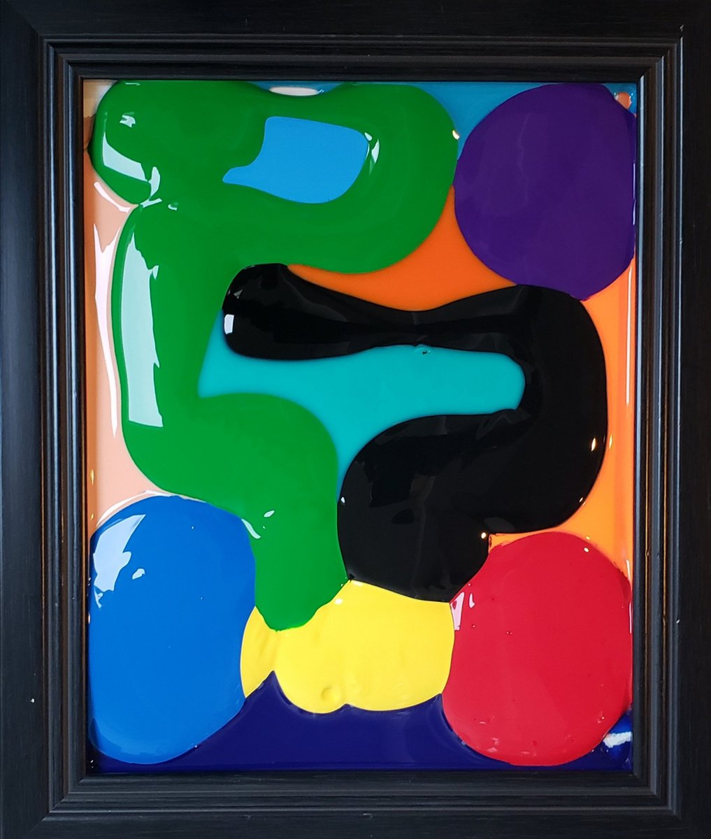 Coronation Couple; May, 2023 | Artist, J.Bonegard's version of a commemoration abstract artwork, on the occasion of the crowning of King Charles and Queen Camilla | acrylic on silica | #coronation #art #contemporaryart  #royalty #londonscene #jbonegard #gallery #museum #artist
